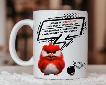 Coffee mug traitor Bird